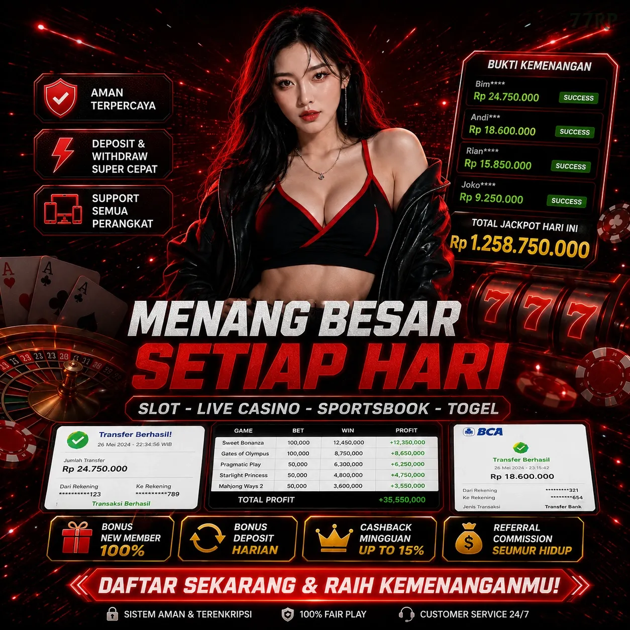 Ikon aplikasi 77rp resmi